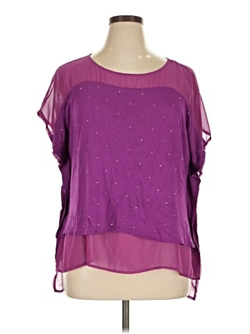 Jennifer Lopez Short Sleeve Blouse (view 1)