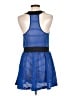 lucy Graphic Blue Cocktail Dress Size L - photo 2
