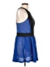 lucy Graphic Blue Cocktail Dress Size L - photo 4