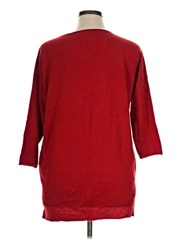Neiman Marcus Cashmere Pullover Sweater (view 2)