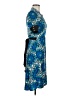 Marciano Print Blue Cocktail Dress Size M (estimated) - photo 4