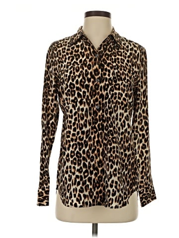 Equipment Long Sleeve Blouse (view 1)