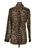 Equipment Animal Print Brown Long Sleeve Blouse Size S - photo 2