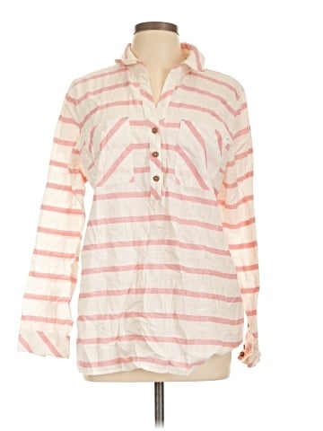 Soft Surroundings 3/4 Sleeve Button-Down Shirt (view 1)