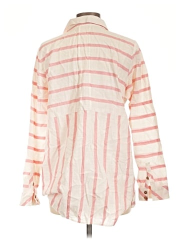 Soft Surroundings 3/4 Sleeve Button-Down Shirt (view 2)