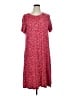 Old Navy Print Red Casual Dress Size XL (tall) - photo 1