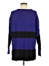 Eileen Fisher Color Block Blue Pullover Sweater Size M - photo 2