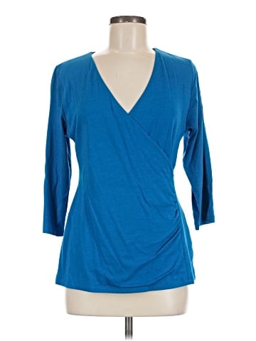 Soft Surroundings 3/4 Sleeve Top (view 1)