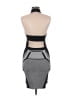 Wow Couture Graphic Gray Cocktail Dress Size M - photo 2