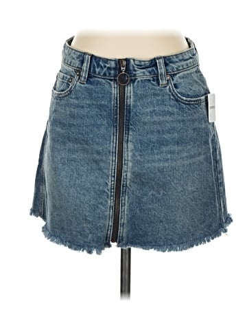 We the Free Denim Skirt (view 1)