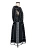 Madewell 100% Polyester Graphic Black Casual Dress Size 4 - photo 4