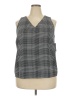 Nine West 100% Polyester Gray Sleeveless Blouse Size XXL - photo 1