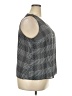 Nine West 100% Polyester Gray Sleeveless Blouse Size XXL - photo 4
