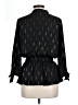 Sweet Rain 100% Polyester Black 3/4 Sleeve Blouse Size L - photo 2