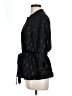Sweet Rain 100% Polyester Black 3/4 Sleeve Blouse Size L - photo 5