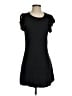 Chaser Solid Black Casual Dress Size S - photo 1
