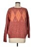 Ann Taylor LOFT Argyle Orange Pullover Sweater Size M - photo 1