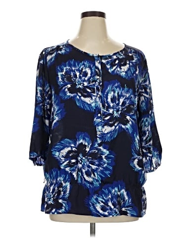 New York & Company 3/4 Sleeve Blouse (view 1)