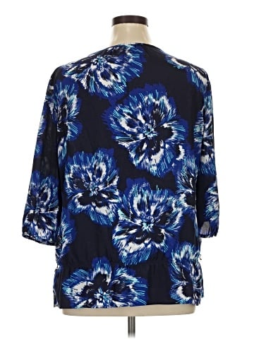New York & Company 3/4 Sleeve Blouse (view 2)
