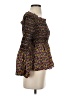 A.L.C. Black 3/4 Sleeve Blouse Size 0 - photo 4