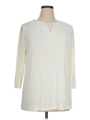 Travelers by Chico's 3/4 Sleeve Top (view 1)