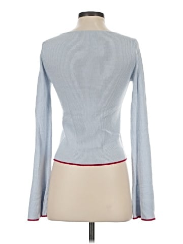 Madewell Flared-Sleeve Boatneck Sweater in Merino Wool-Silk Blend (view 2)