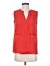 Mango 100% Polyester Red Sleeveless Blouse Size XXS - photo 1