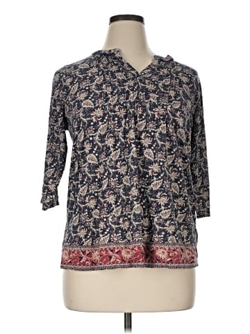 Lucky Brand 3/4 Sleeve Blouse (view 1)