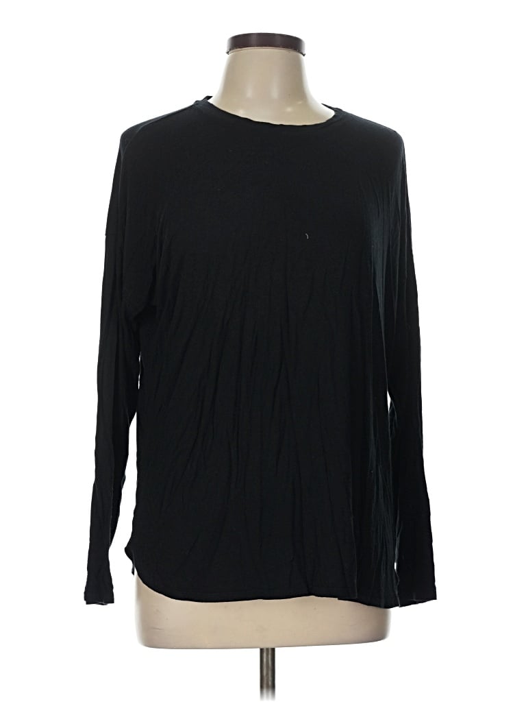 Pre-owned Gap Long Sleeve T-shirt In Black