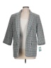 Kasper 100% Polyester Checkered-gingham Gray Blazer Size L - photo 1
