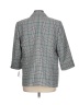 Kasper 100% Polyester Checkered-gingham Gray Blazer Size L - photo 2