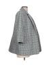 Kasper 100% Polyester Checkered-gingham Gray Blazer Size L - photo 4