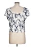 BCX White Short Sleeve Blouse Size L - photo 2