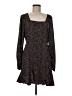 Express Animal Print Brown Casual Dress Size M - photo 1