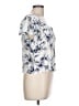 BCX White Short Sleeve Blouse Size L - photo 4