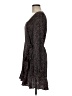 Express Animal Print Brown Casual Dress Size M - photo 5