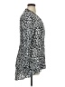 Lane Bryant Animal Print Silver Long Sleeve Blouse Size 14 - photo 4