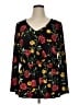 Leota Black Long Sleeve Blouse Size 1X - photo 1