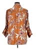 Express Outlet 100% Polyester Floral Orange 3/4 Sleeve Blouse Size XL - photo 2