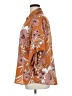 Express Outlet 100% Polyester Floral Orange 3/4 Sleeve Blouse Size XL - photo 5