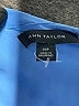 Ann Taylor 100% Polyester Solid Blue Casual Dress Size 00 (petite) - photo 7