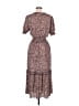 Max Studio Paisley Brown Casual Dress Size M - photo 2