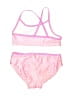 Cat & Jack Hearts Pink Two Piece Swimsuit Size XS (kids) - photo 2