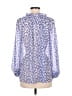 Boden 100% Polyester Blue Long Sleeve Blouse Size 6 - photo 2