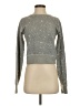 ALLSAINTS Metallic Silver Pullover Sweater Size XS - photo 1