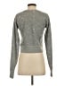 ALLSAINTS Metallic Silver Pullover Sweater Size XS - photo 2