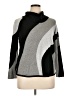 Chico's Color Block Gray Turtleneck Sweater Size XL (3) - photo 1