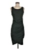 Leith Solid Gray Cocktail Dress Size M - photo 1