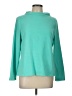 Talbots 100% Polyester Teal Turtleneck Sweater Size L (petite) - photo 1