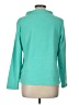 Talbots 100% Polyester Teal Turtleneck Sweater Size L (petite) - photo 2